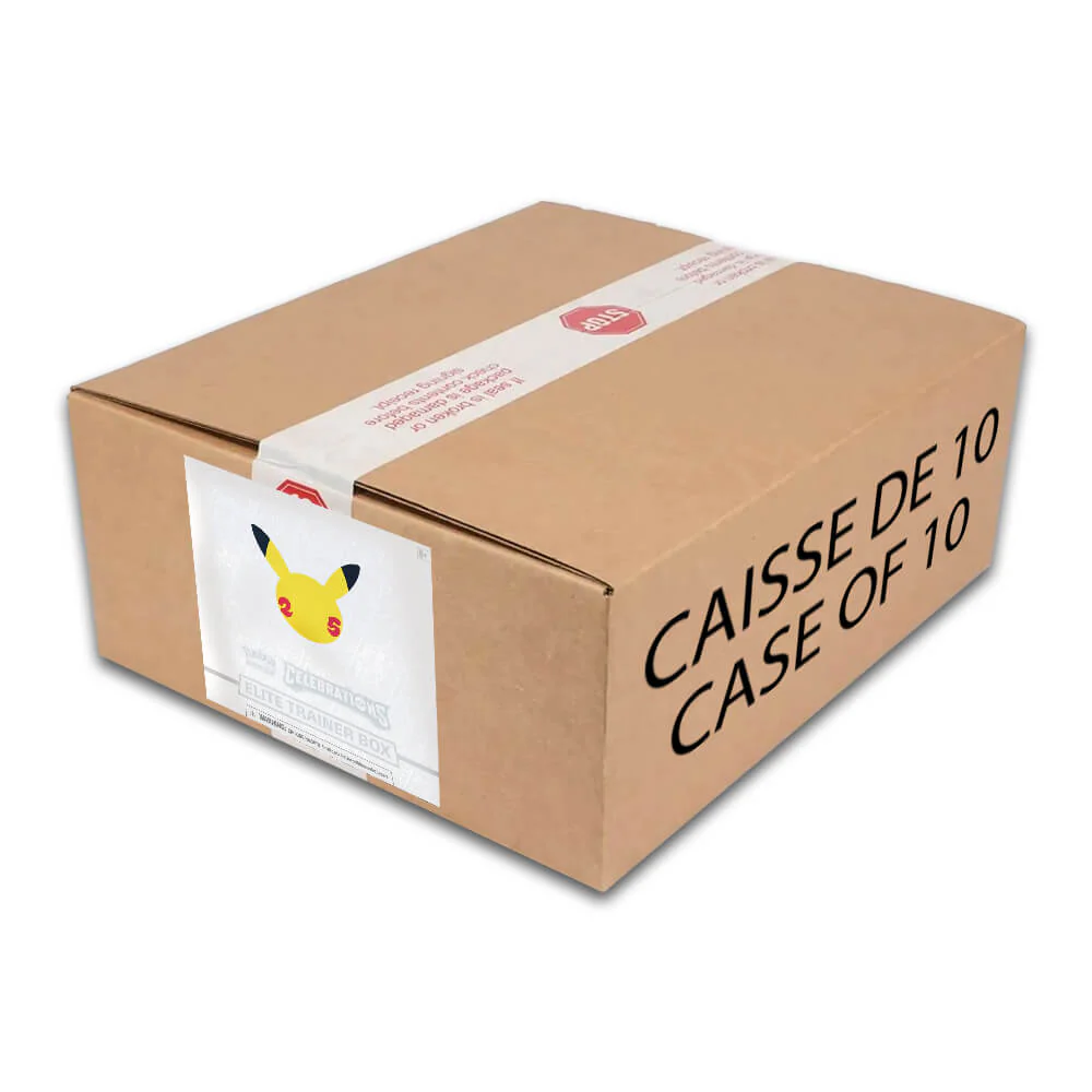 Pokémon Elite Trainer Box Celebrations - Caisse Scellée de 10