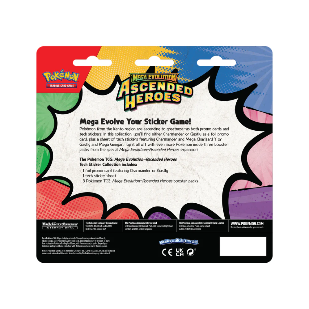 Pokémon - Mega Evolution Ascended Heroes - Tech Sticker Collection - Image 3