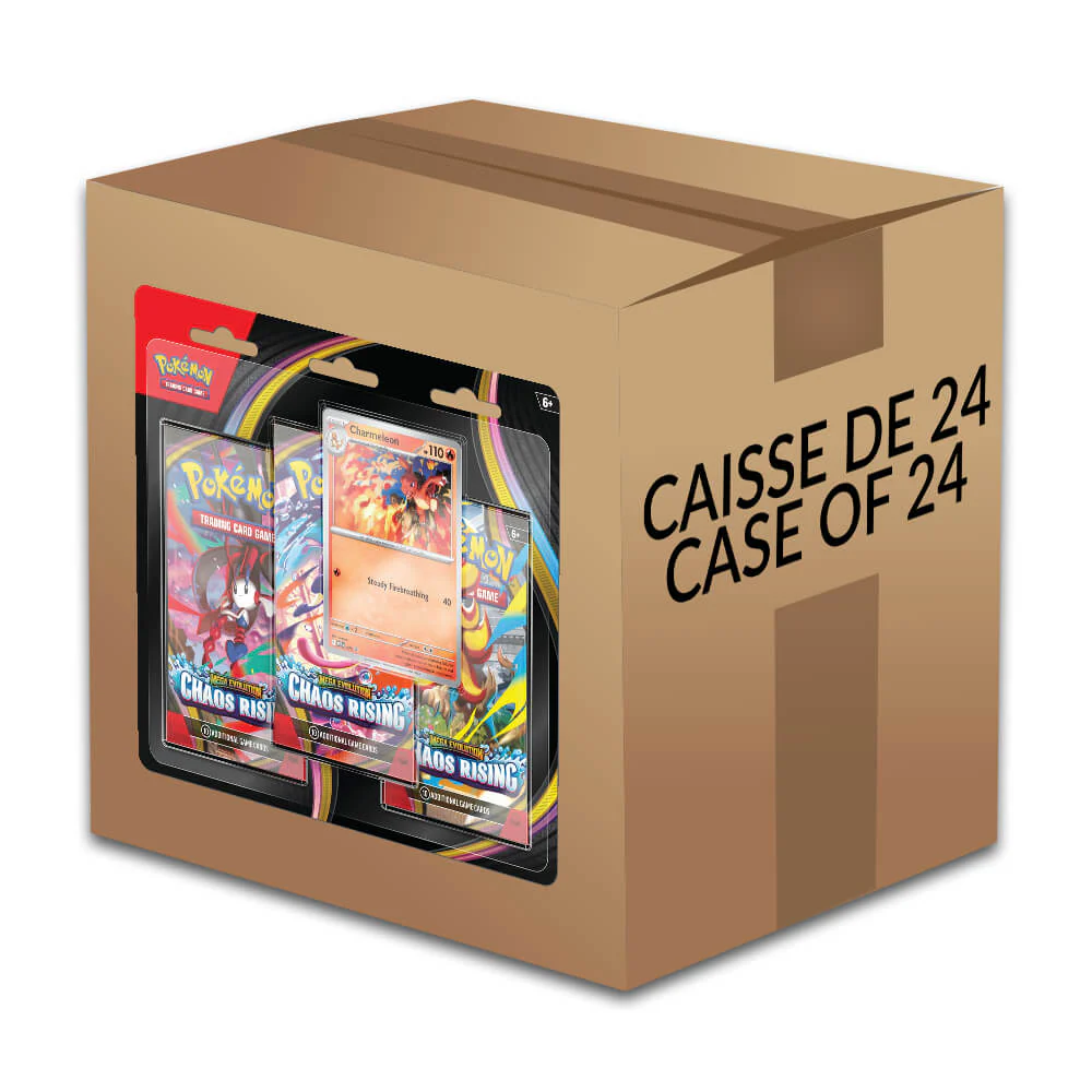 Pokémon - Mega Evolution Chaos Rising - 3 Pack Blister - Image 2
