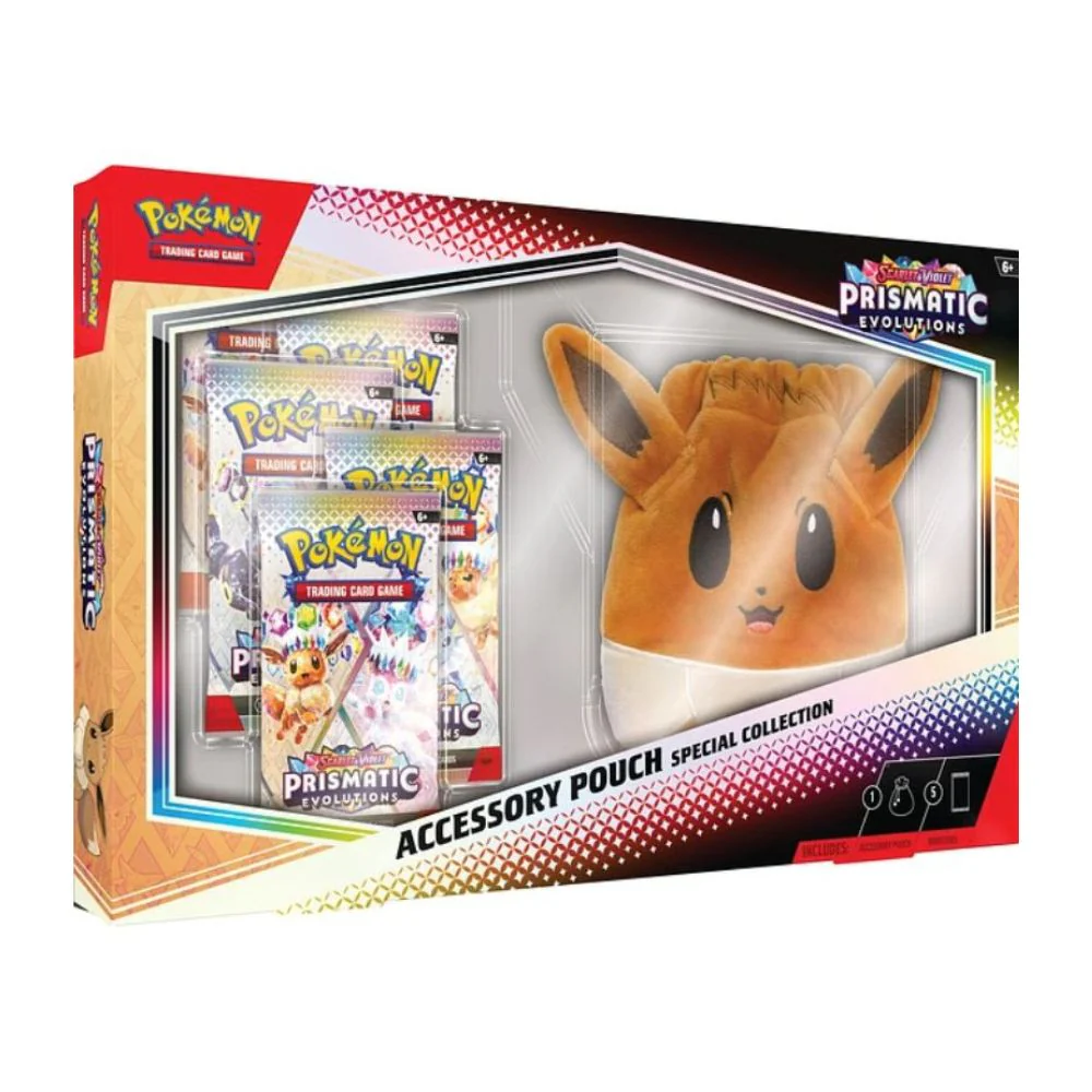 Pokémon Prismatic Evolutions Accessory Pouch Special Collection