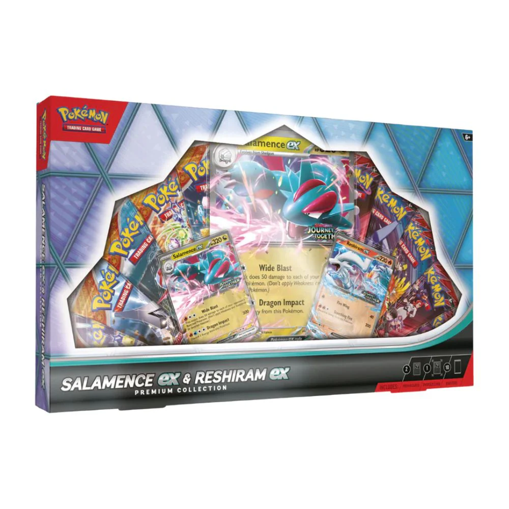 Pokémon Salamence EX & Reshiram EX Premium Collection Box