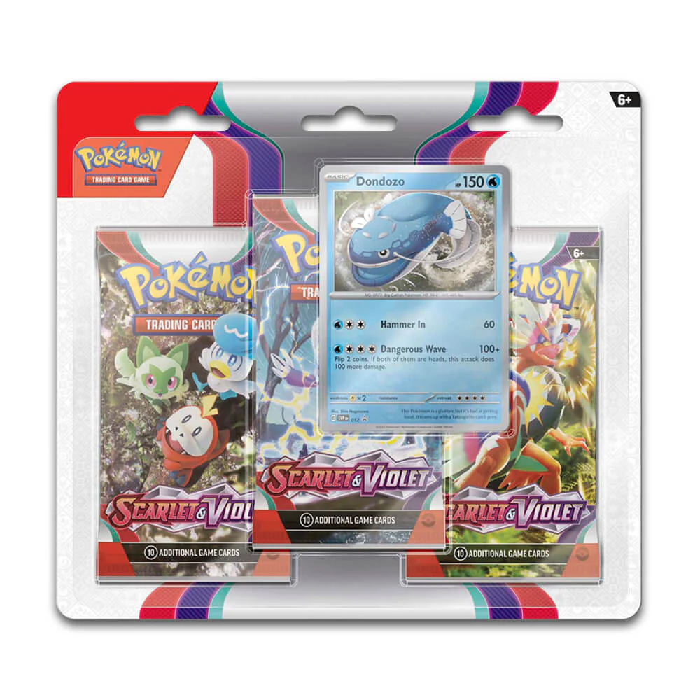 Pokémon Scarlet & Violet 3 Packs Blister - Image 2