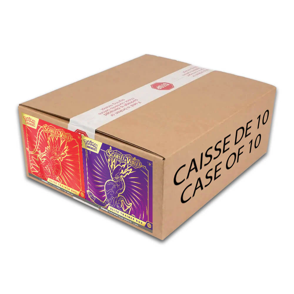 Pokémon Scarlet & Violet Elite Trainer Box - Caisse Scellée de 10