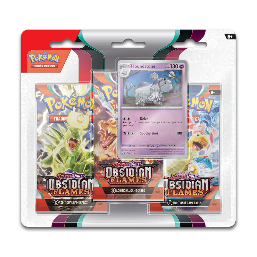 Pokémon Scarlet & Violet Obsidian Flames 3 Pack Blister - Image 2
