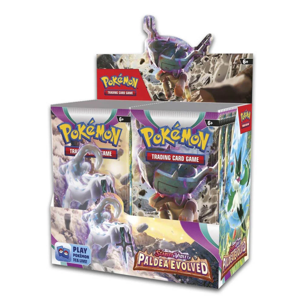 Pokémon Scarlet & Violet Paldea Evolved Booster Box - Caisse Scellée de 6 - Image 2