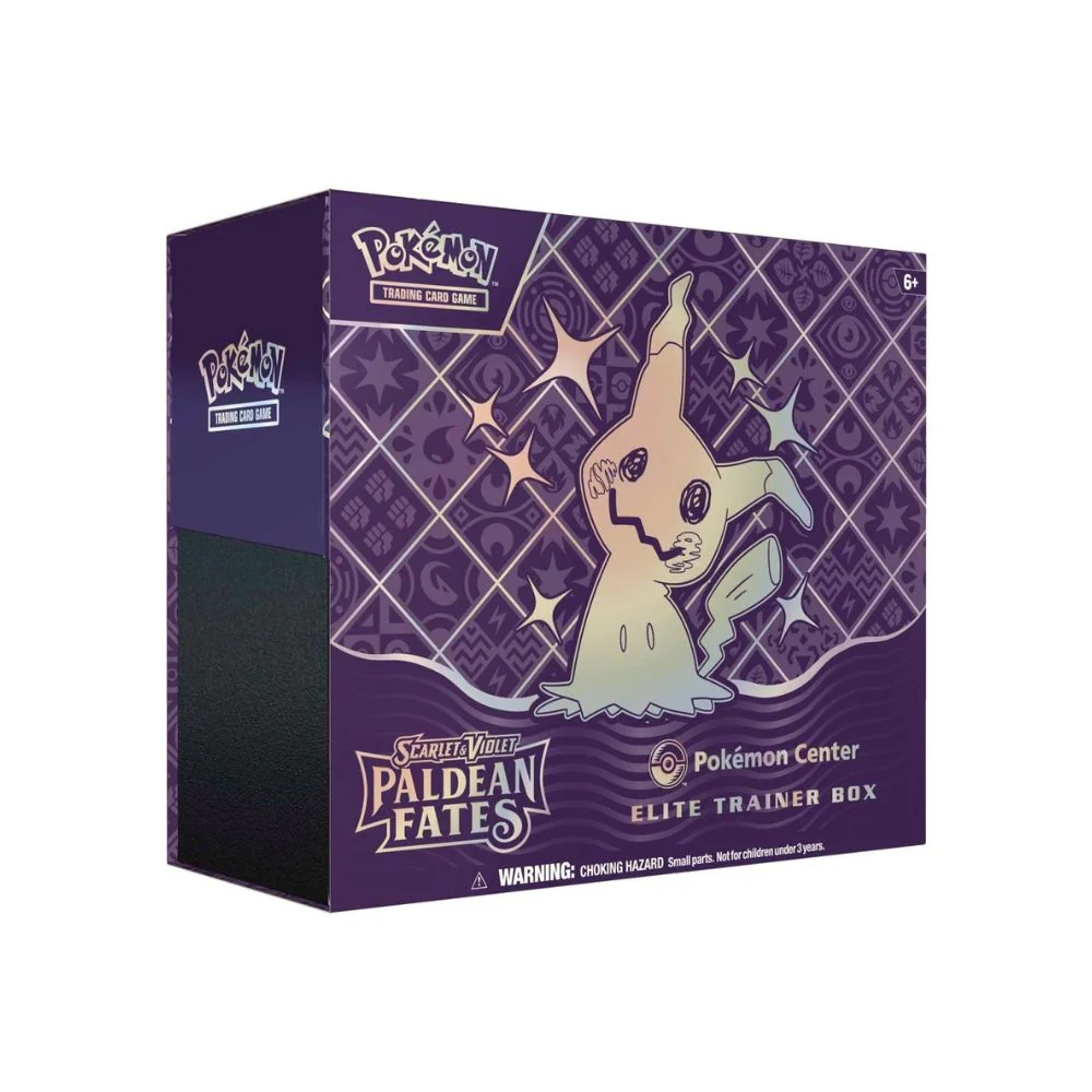 Pokémon Scarlet & Violet Paldean Fates Elite Trainer Box (Pokémon Center) - Caisse Scellée de 4 - Image 2
