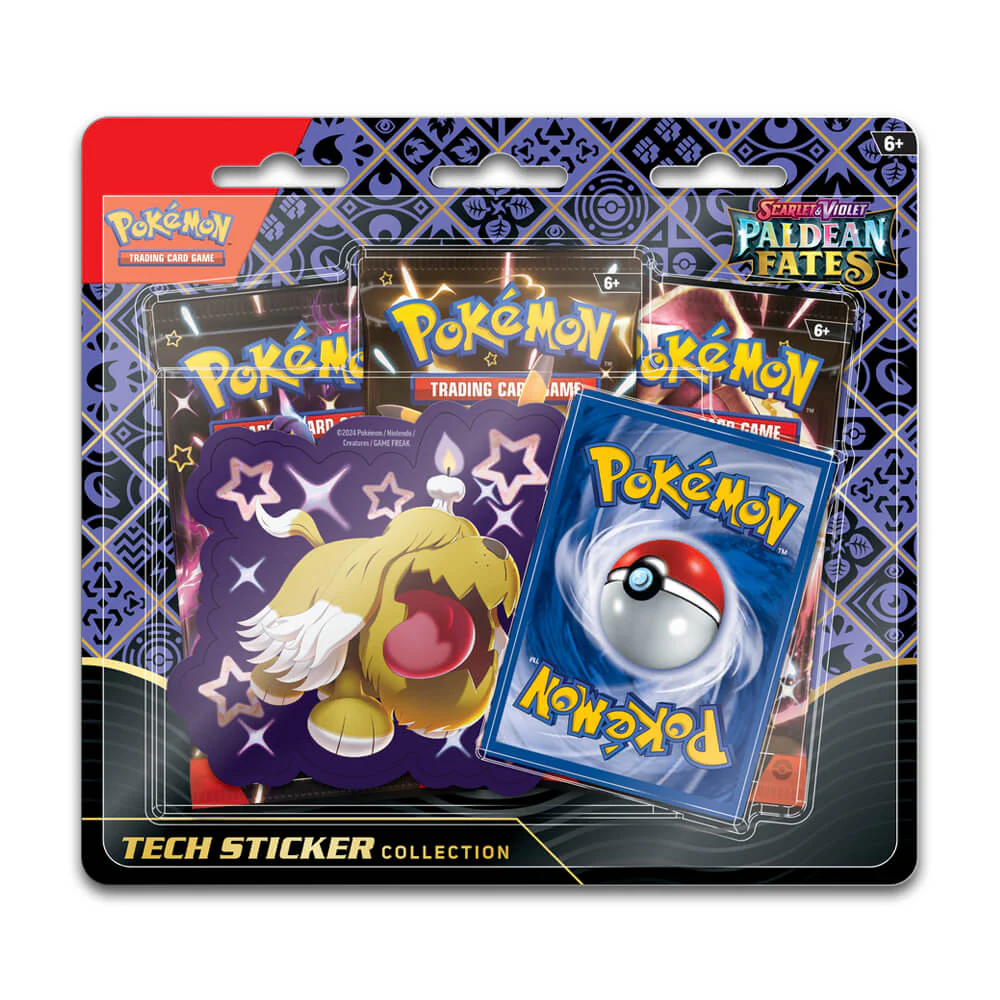 Pokémon Scarlet & Violet Paldean Fates Tech Sticker Collection - Image 2