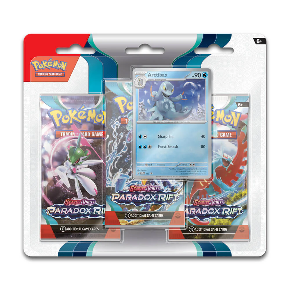 Pokémon Scarlet & Violet Paradox Rift 3 Pack Blister - Image 2