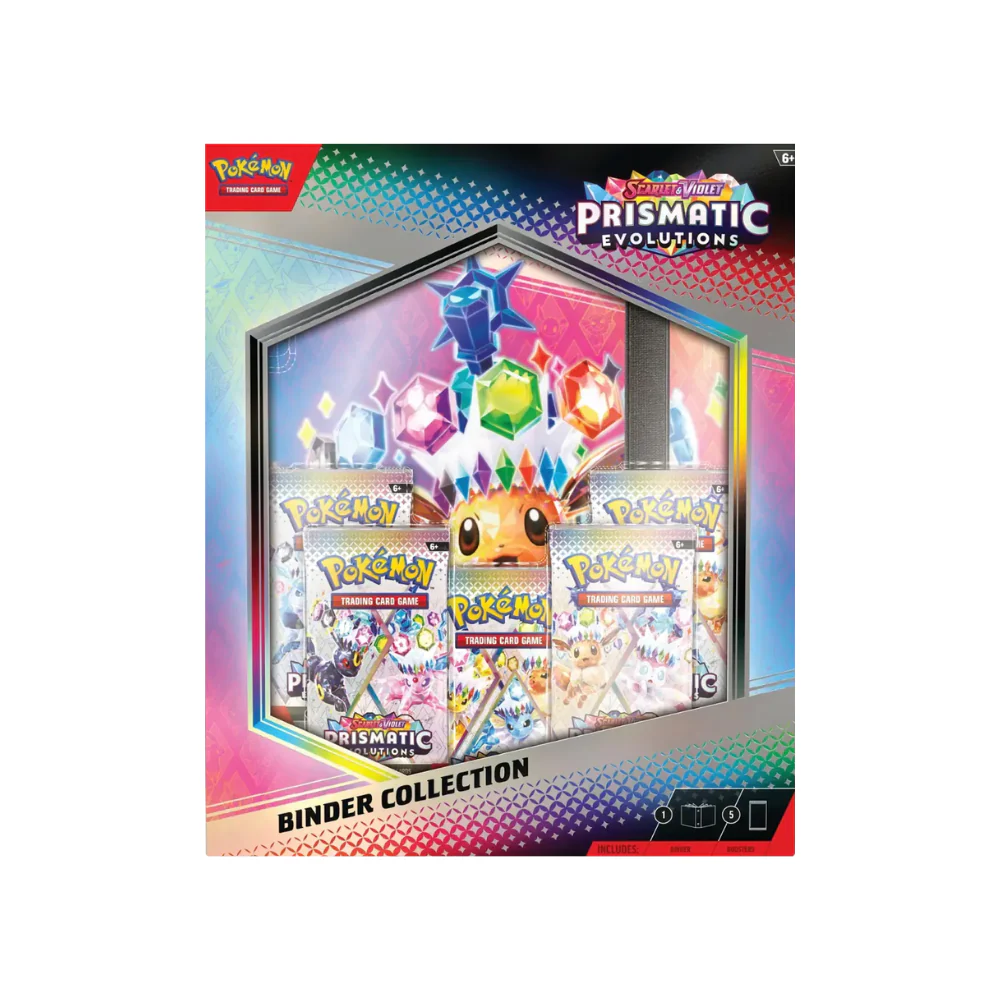 Pokémon Scarlet & Violet Prismatic Evolutions Binder Collection - Image 3