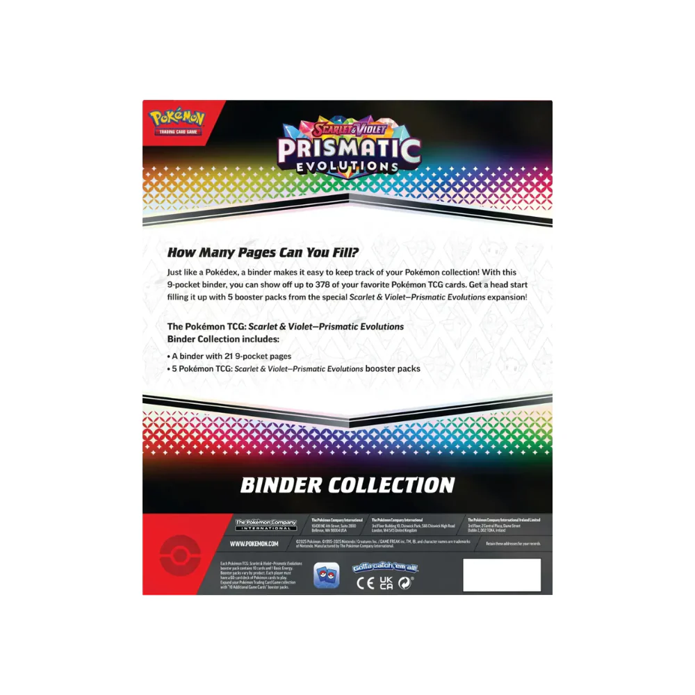 Pokémon Scarlet & Violet Prismatic Evolutions Binder Collection - Image 4