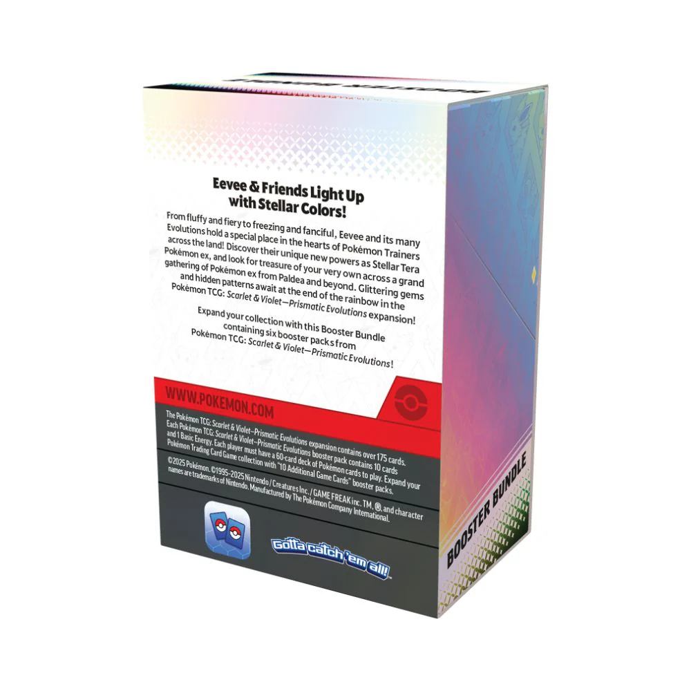 Pokémon Scarlet & Violet Prismatic Evolutions Booster Bundle - Image 2