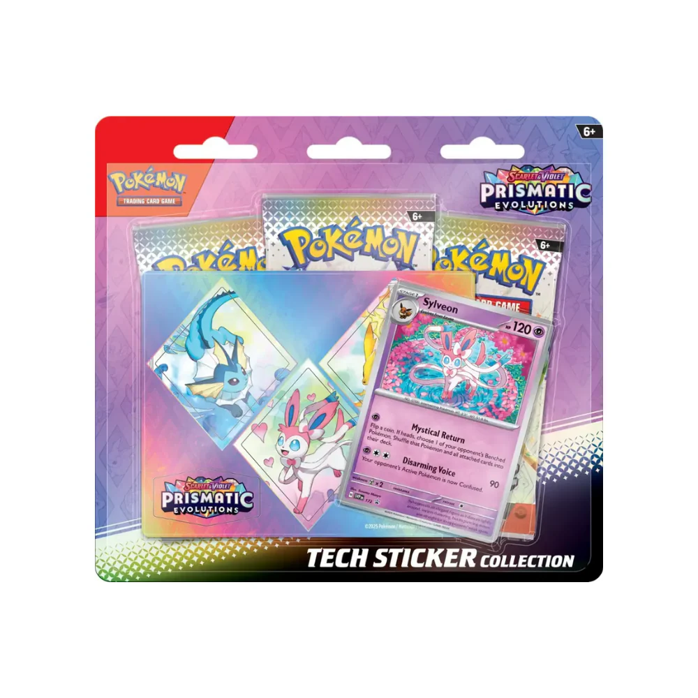 Pokémon Scarlet & Violet Prismatic Evolutions Tech Sticker Collection - Image 2