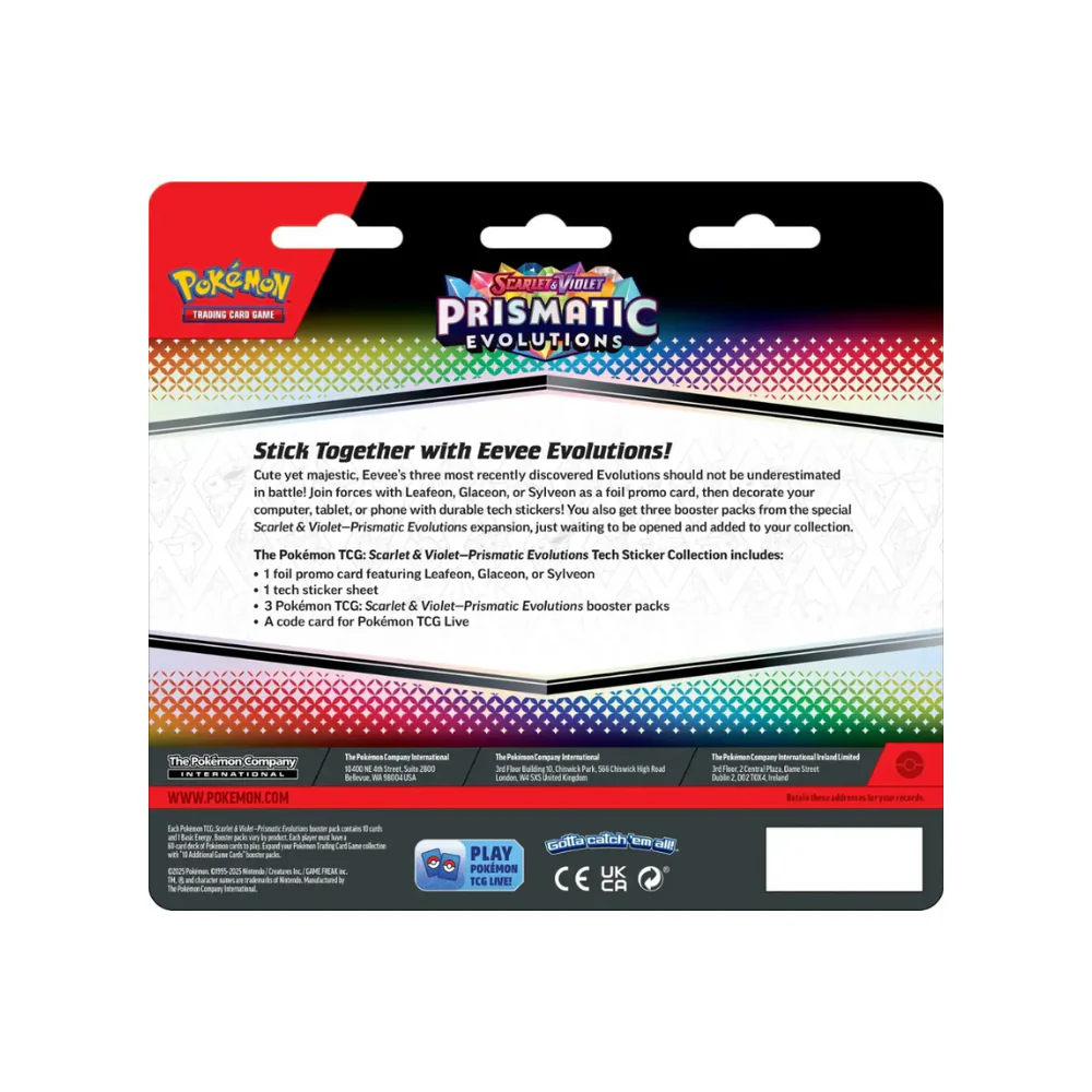 Pokémon Scarlet & Violet Prismatic Evolutions Tech Sticker Collection - Image 5