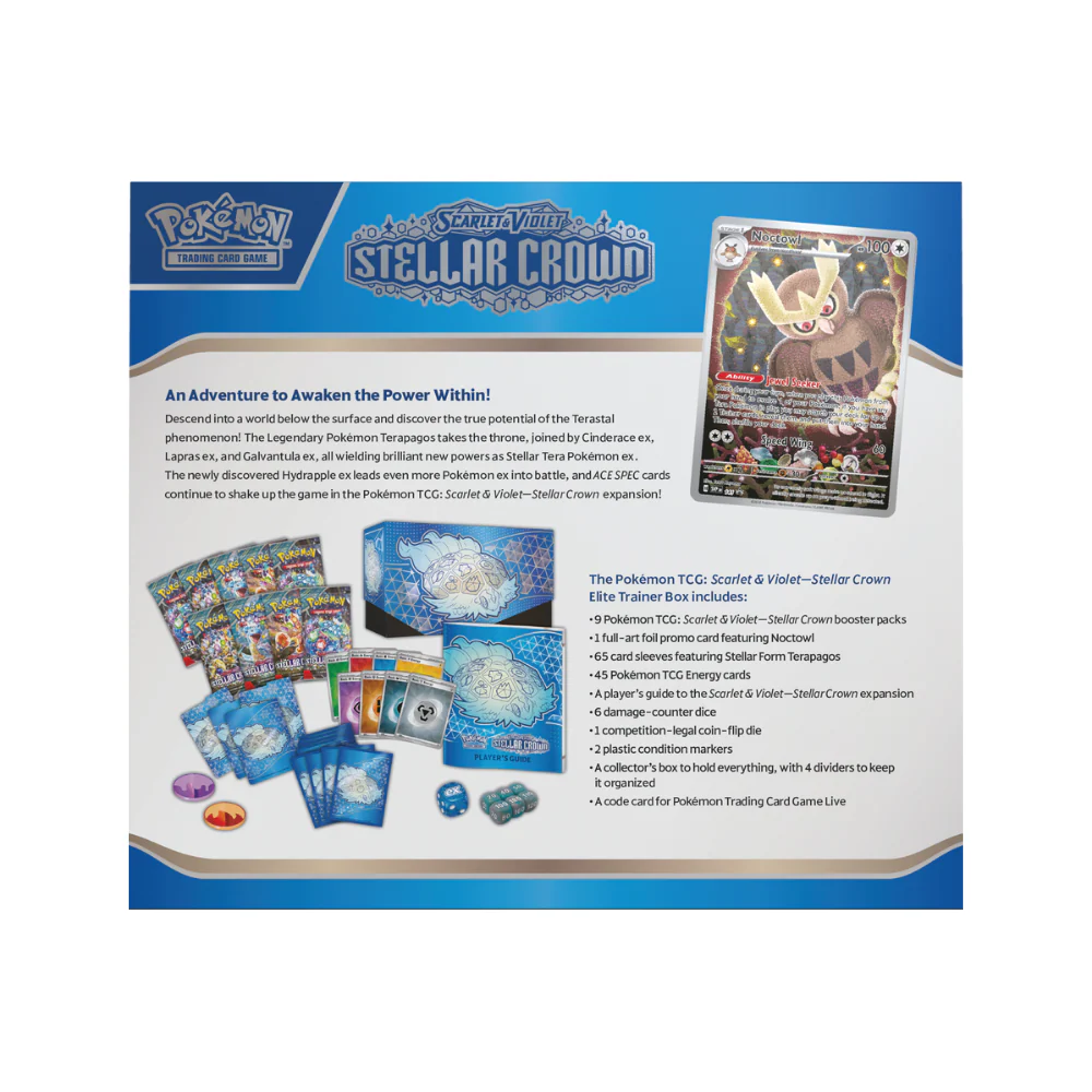 Pokémon Scarlet & Violet Stellar Crown Elite Trainer Box - Image 3
