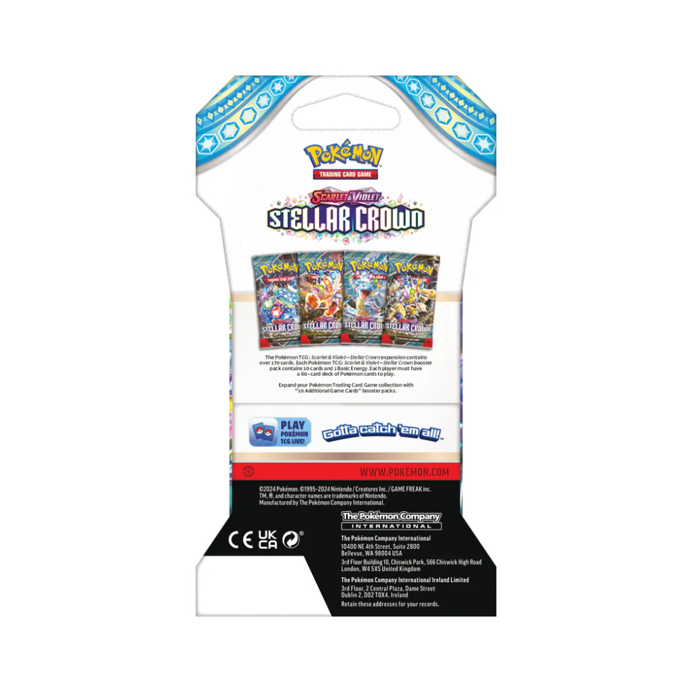 Pokémon Scarlet & Violet Stellar Crown Sleeved Pack - Image 5
