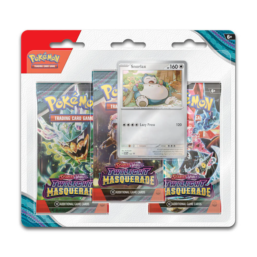 Pokémon Scarlet & Violet Twilight Masquerade 3 Pack Blister - Image 2