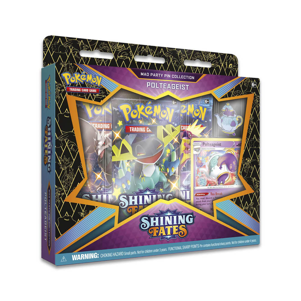 Pokémon Shining Fates Mad Party Pin Collection - Image 2