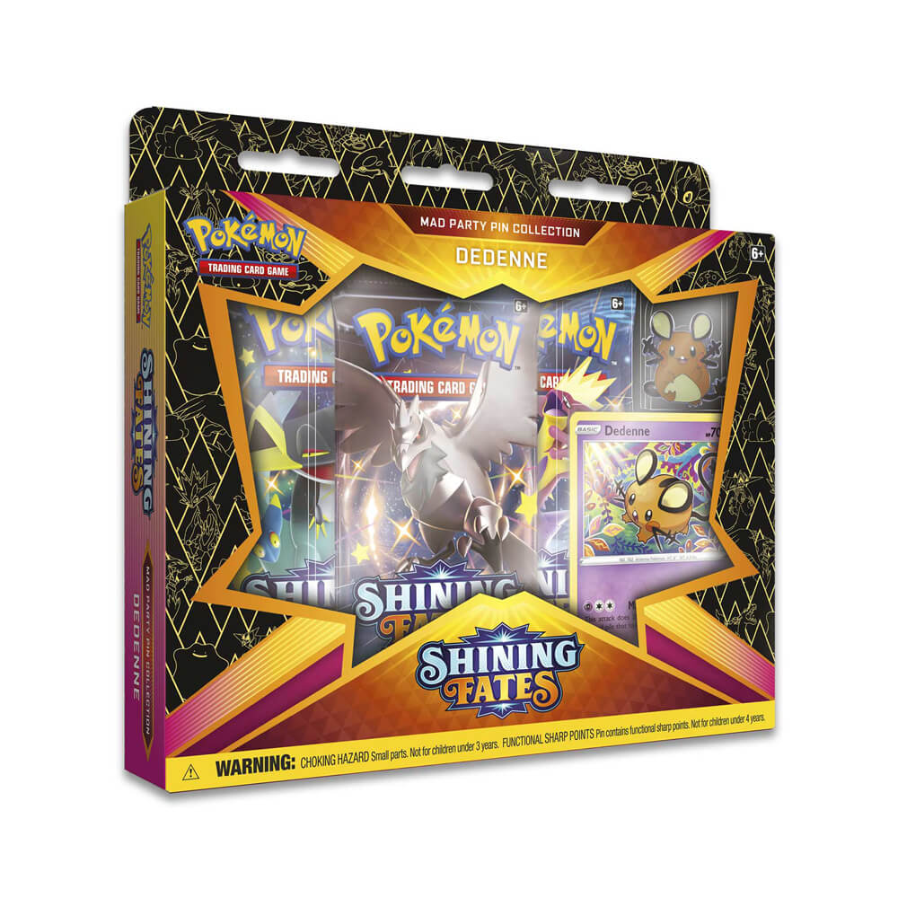 Pokémon Shining Fates Mad Party Pin Collection - Image 4