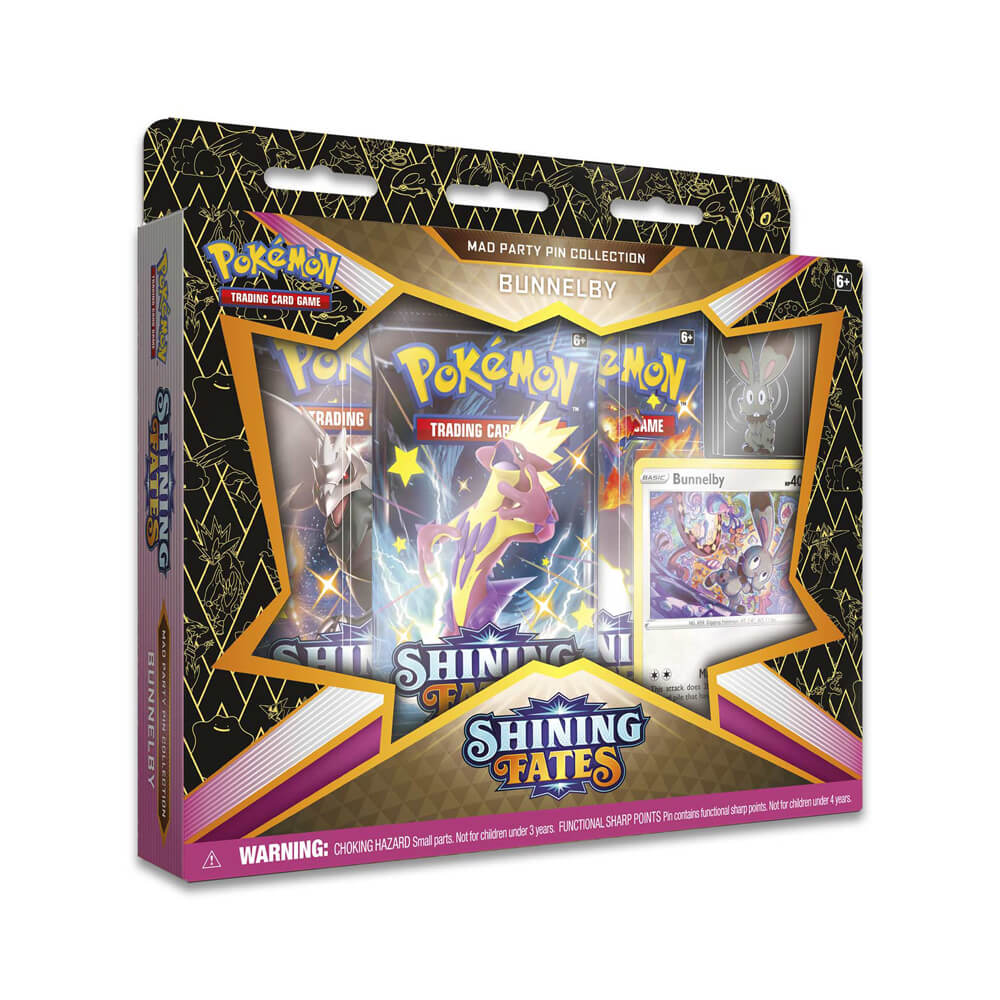 Pokémon Shining Fates Mad Party Pin Collection - Image 5