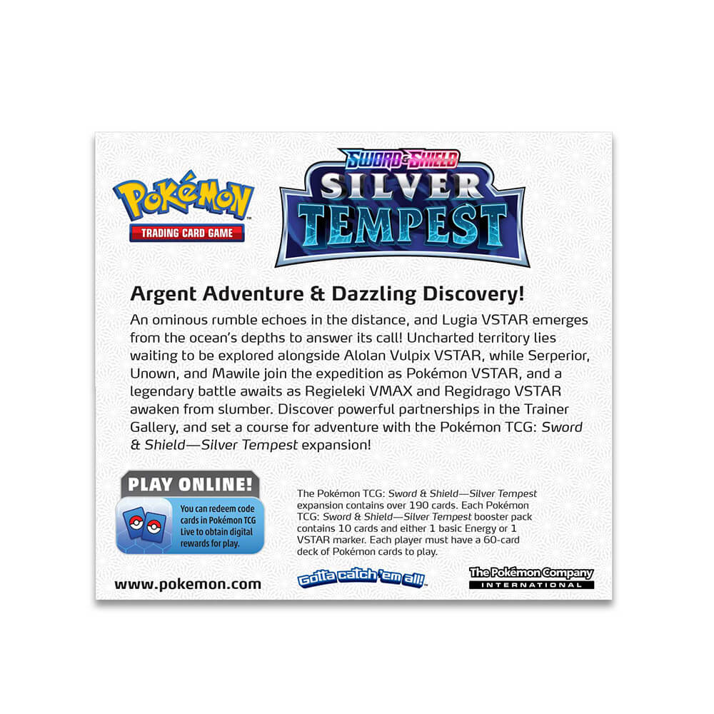 Pokémon Sword & Shield Silver Tempest Booster Box - Image 3