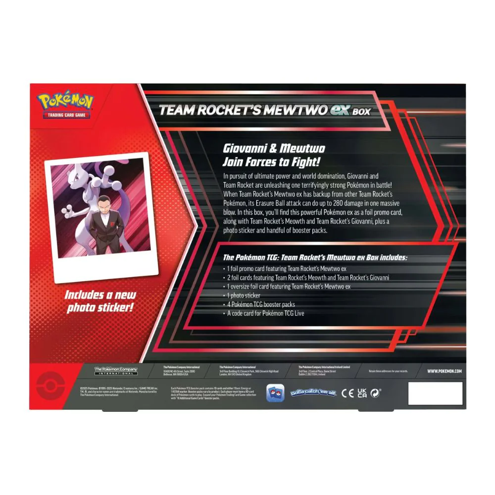 Pokémon Team Rocket’s Mewtwo Ex Box - Image 2
