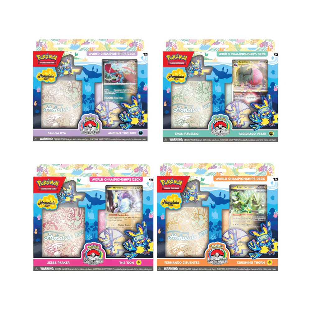 Pokémon World Championships Deck 2024 - Ensemble de 4 (English)