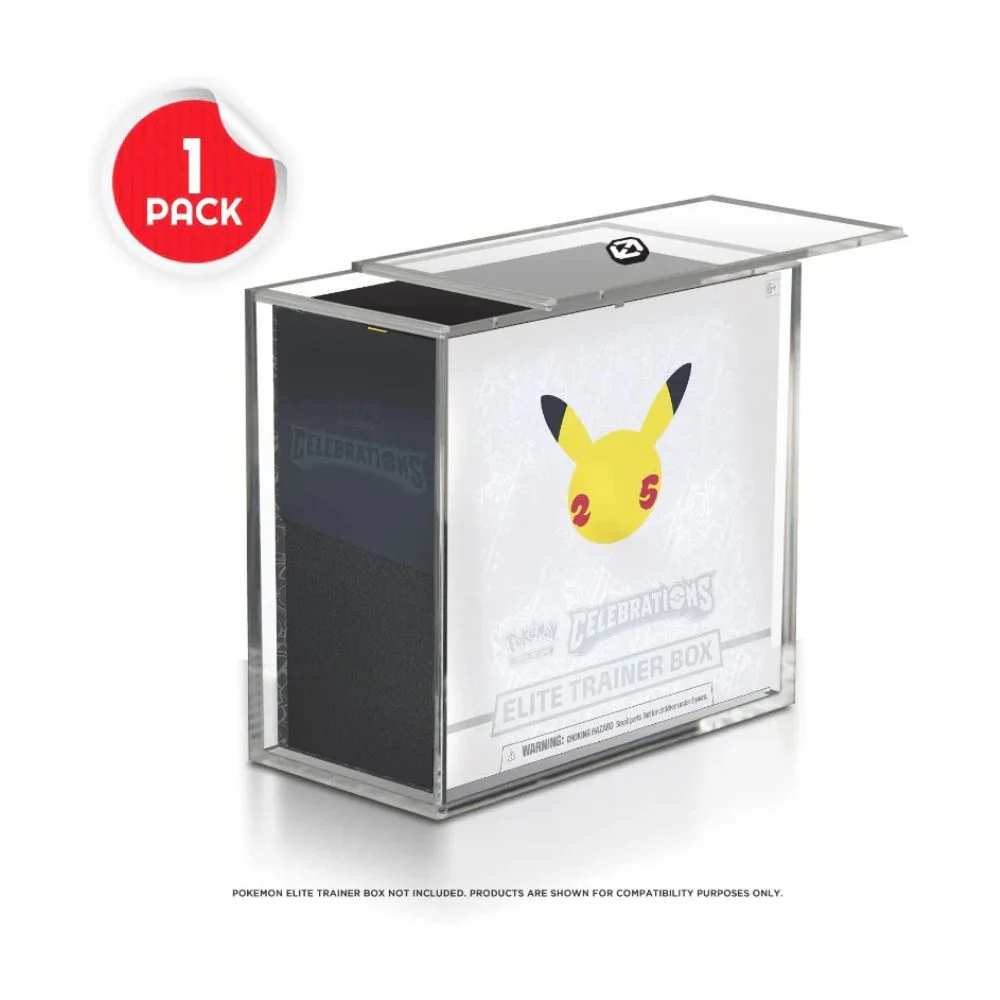 Protecteur Acrylique Transparent Avec Couvercle Coulissant - Evoretro - Pour Elite Trainer Box
