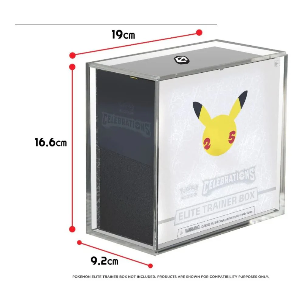 Protecteur Acrylique Transparent Avec Couvercle Coulissant - Evoretro - Pour Elite Trainer Box - Image 2