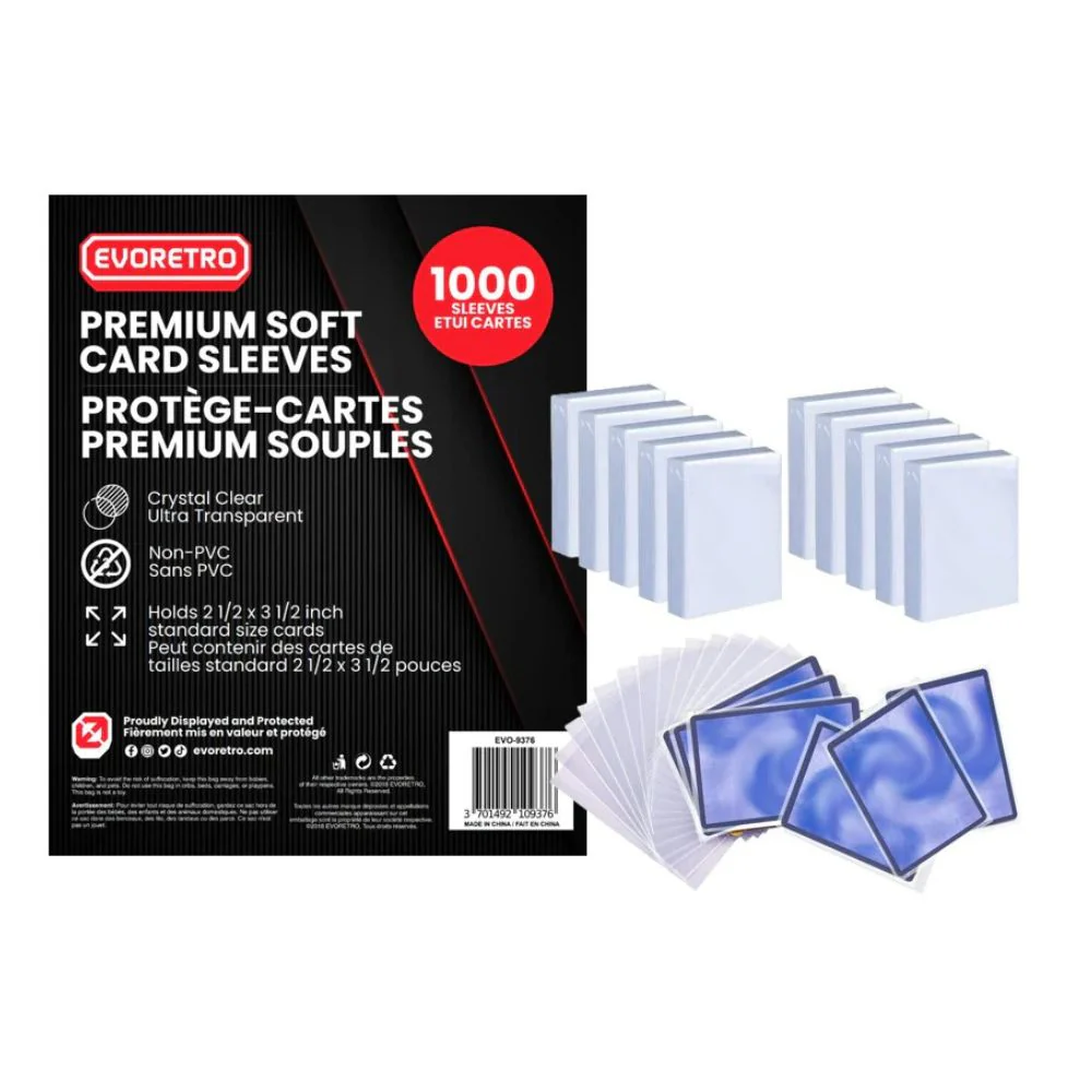 Sleeves Premium Souples Evoretro - Paquet De 1000