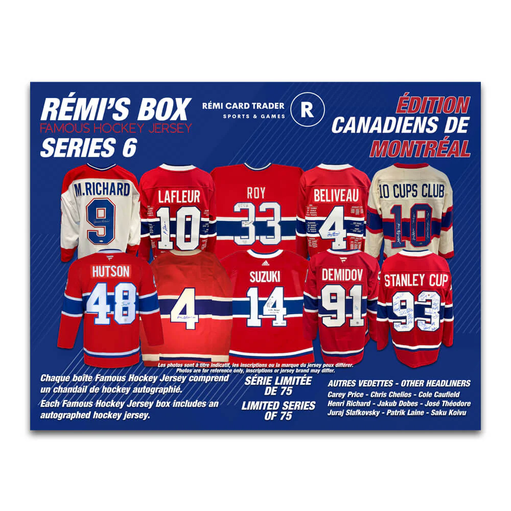 Rémi's Box Famous Hockey Jersey Series 6 (Édition Canadiens de Montréal) - Image 2