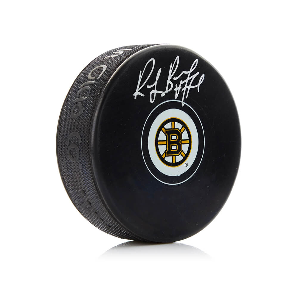Rondelle Officielle Autographié par Raymond Bourque - Boston