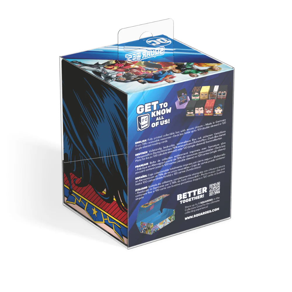 Squaroes DC Justice League Wonder Woman Deck Box - Image 5