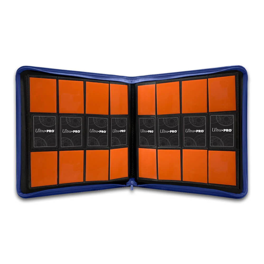 Ultra Pro Cartable Vivid PRO à 12 poches avec fermeture à glissière : Bleu - Image 2