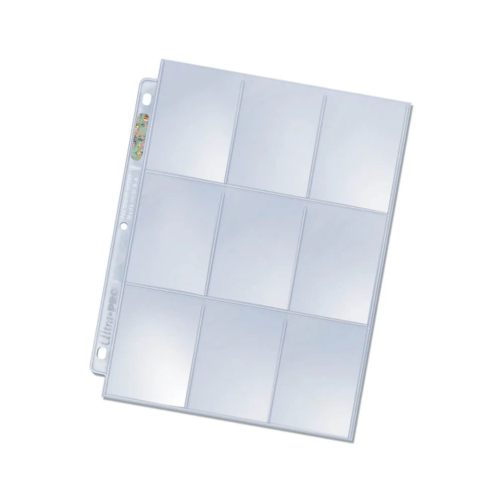 Ultra Pro Page à 9 pochettes pour cartes de format standard (Paquet de 10) - Image 2