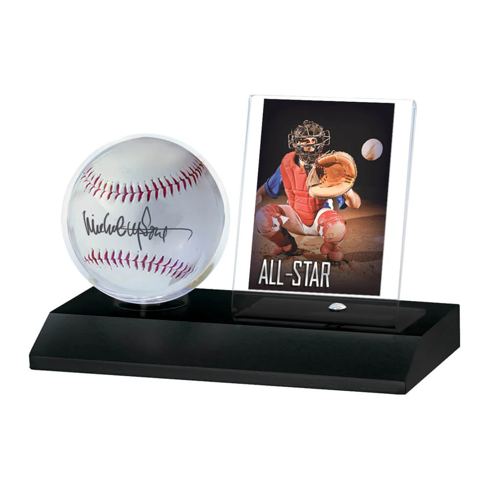 Ultra Pro Présentoir pour balle et carte de baseball - Image 2