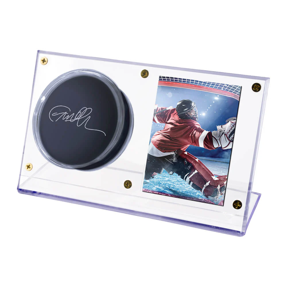 Ultra Pro Support de présentation pour rondelle et carte de hockey - Image 2
