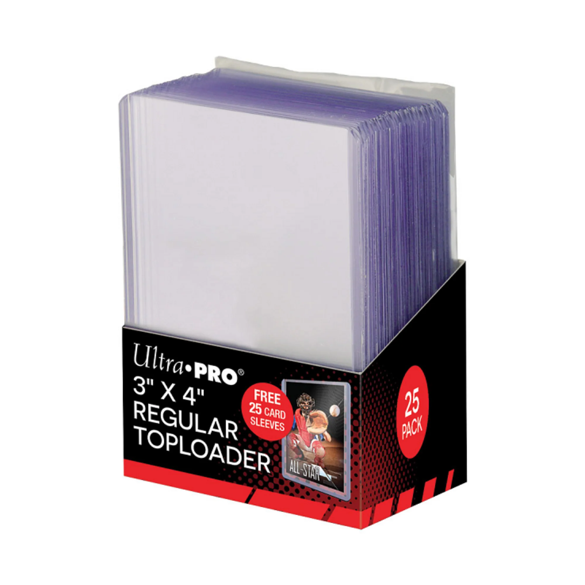 Ultra Pro Toploaders Réguliers 3x4 + Sleeves - 35pt